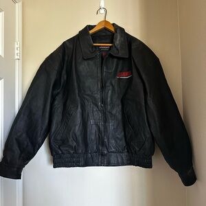 Vintage Bomber Leather Jacket